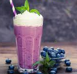 ميلك شيك بلوبيري