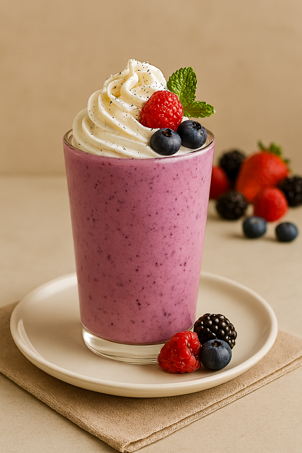 ميلك شيك مكس بيري